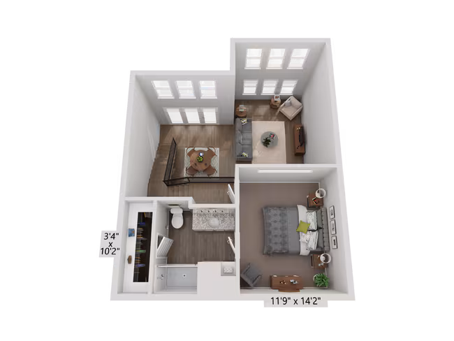 Unit 2112 2112 floor plan
